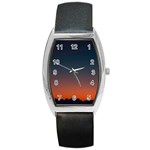 Sky gradient Barrel Style Metal Watch Front