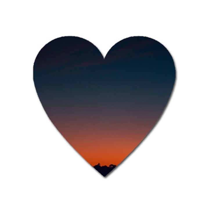 Sky gradient Heart Magnet