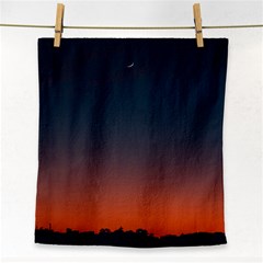 Sky Gradient Face Towel by artworkshop