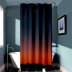 Sky Gradient Shower Curtain 36  X 72  (stall)  by artworkshop