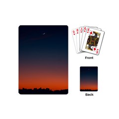 Sky Gradient Playing Cards Single Design (mini) by artworkshop