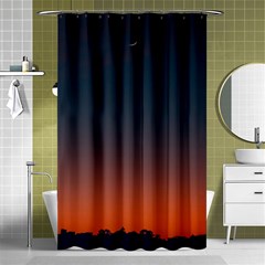 Sky Gradient Shower Curtain 48  X 72  (small)  by artworkshop