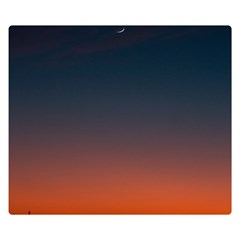 Sky Gradient One Side Premium Plush Fleece Blanket (small) by artworkshop