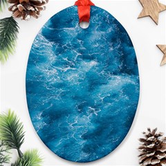 Blue Water Speech Therapy Ornament (oval) by artworkshop