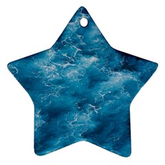 Blue Water Speech Therapy Ornament (star)