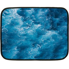 Blue Water Speech Therapy One Side Fleece Blanket (mini) by artworkshop