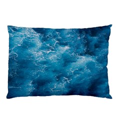 Blue Water Speech Therapy Pillow Case (two Sides) by artworkshop