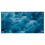 Blue Water Speech Therapy Banner and Sign 6  x 3  Front