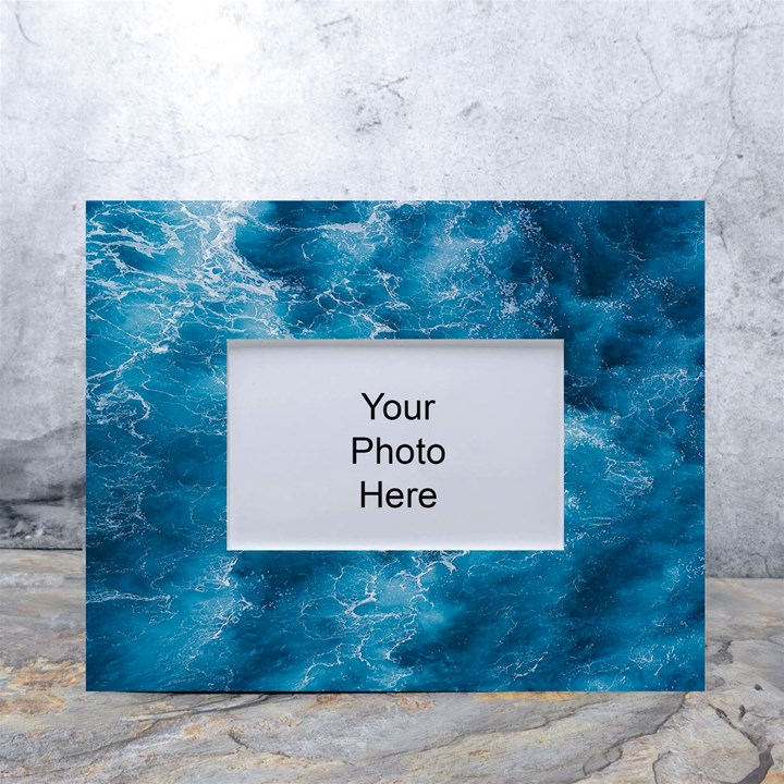 Blue Water Speech Therapy White Tabletop Photo Frame 4 x6 