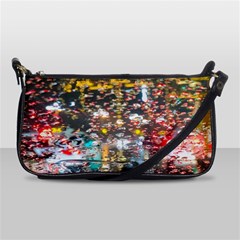 Water Droplets Shoulder Clutch Bag by artworkshop