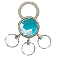 Clouds Hd Wallpaper 3-ring Key Chain by artworkshop