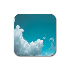 Clouds Hd Wallpaper Rubber Coaster (square) by artworkshop