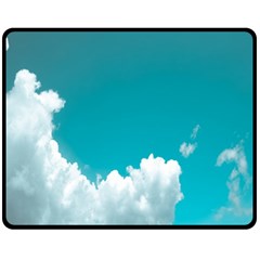 Clouds Hd Wallpaper One Side Fleece Blanket (medium) by artworkshop