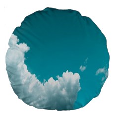 Clouds Hd Wallpaper Large 18  Premium Round Cushions by artworkshop