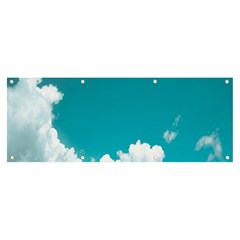 Clouds Hd Wallpaper Banner And Sign 8  X 3  by artworkshop