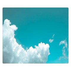 Clouds Hd Wallpaper One Side Premium Plush Fleece Blanket (small) by artworkshop