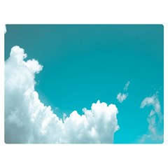 Clouds Hd Wallpaper One Side Premium Plush Fleece Blanket (extra Small) by artworkshop