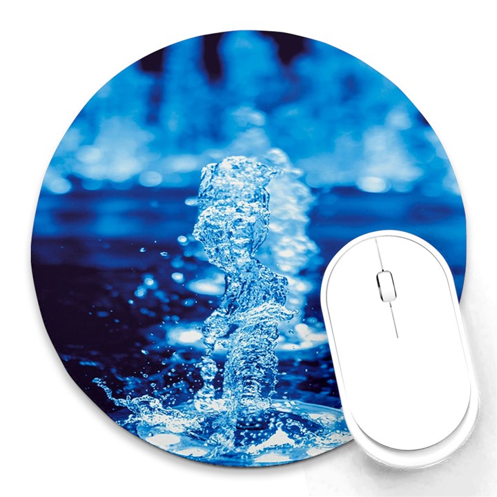 Water Blue wallpaper Round Mousepad