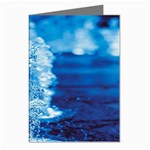 Water Blue wallpaper Greeting Cards (Pkg of 8) Left