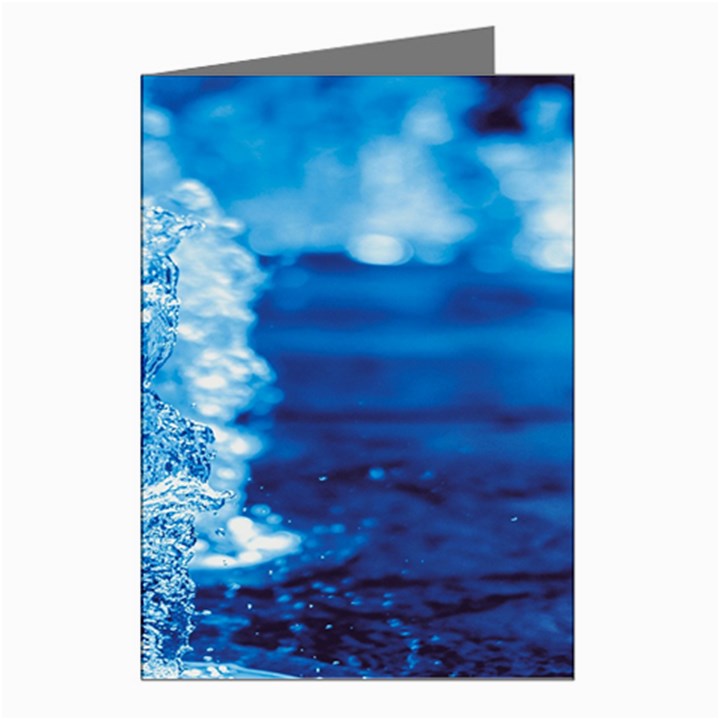 Water Blue wallpaper Greeting Cards (Pkg of 8)