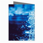 Water Blue wallpaper Greeting Cards (Pkg of 8) Right