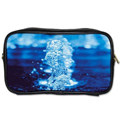 Water Blue Wallpaper Toiletries Bag (one Side) by artworkshop