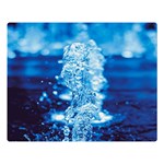 Water Blue wallpaper Premium Plush Fleece Blanket (Large) 80 x60  Blanket Front