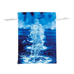 Water Blue Wallpaper Lightweight Drawstring Pouch (l) by artworkshop