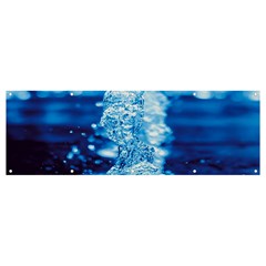 Water Blue Wallpaper Banner And Sign 12  X 4  by artworkshop