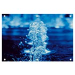 Water Blue wallpaper Banner and Sign 6  x 4  Front