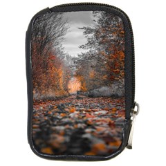 Breathe In Nature Background Compact Camera Leather Case