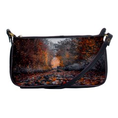 Breathe In Nature Background Shoulder Clutch Bag by artworkshop