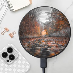 Breathe In Nature Background Wireless Fast Charger(black)