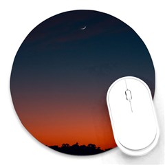 Sky Gradient Round Mousepad by artworkshop