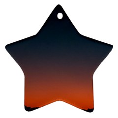 Sky Gradient Ornament (star) by artworkshop