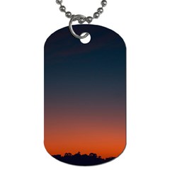 Sky Gradient Dog Tag (two Sides) by artworkshop