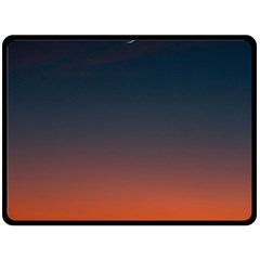 Sky Gradient One Side Fleece Blanket (large) by artworkshop