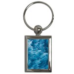 Blue Water Speech Therapy Key Chain (Rectangle) Front