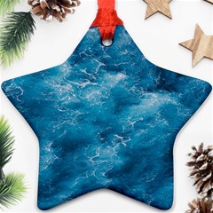 Blue Water Speech Therapy Star Ornament (two Sides)