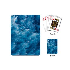 Blue Water Speech Therapy Playing Cards Single Design (mini) by artworkshop