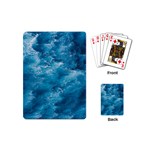 Blue Water Speech Therapy Playing Cards Single Design (Mini) Back