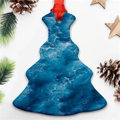 Blue Water Speech Therapy Ornament (christmas Tree)  by artworkshop