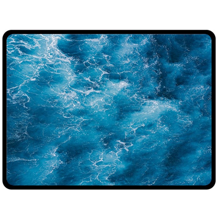 Blue Water Speech Therapy Fleece Blanket (Large)