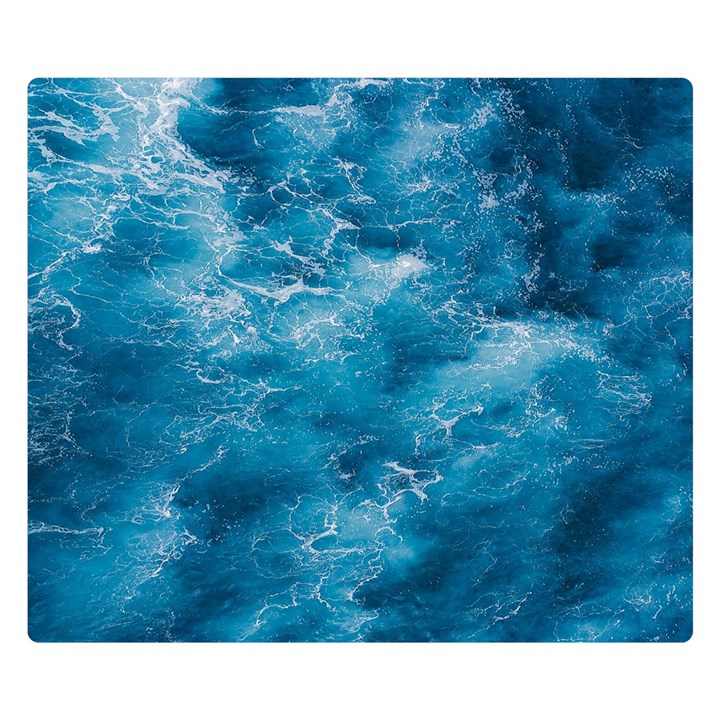 Blue Water Speech Therapy Premium Plush Fleece Blanket (Small)