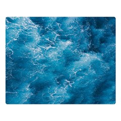 Blue Water Speech Therapy Premium Plush Fleece Blanket (large) by artworkshop