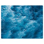 Blue Water Speech Therapy One Side Premium Plush Fleece Blanket (Medium) 60 x50  Blanket Front