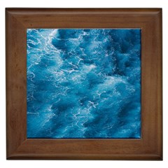 Blue Water Speech Therapy Framed Tile