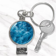 Blue Water Speech Therapy Nail Clippers Key Chain