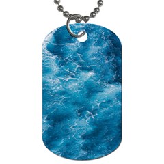 Blue Water Speech Therapy Dog Tag (one Side) by artworkshop