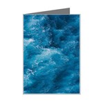 Blue Water Speech Therapy Mini Greeting Card Left